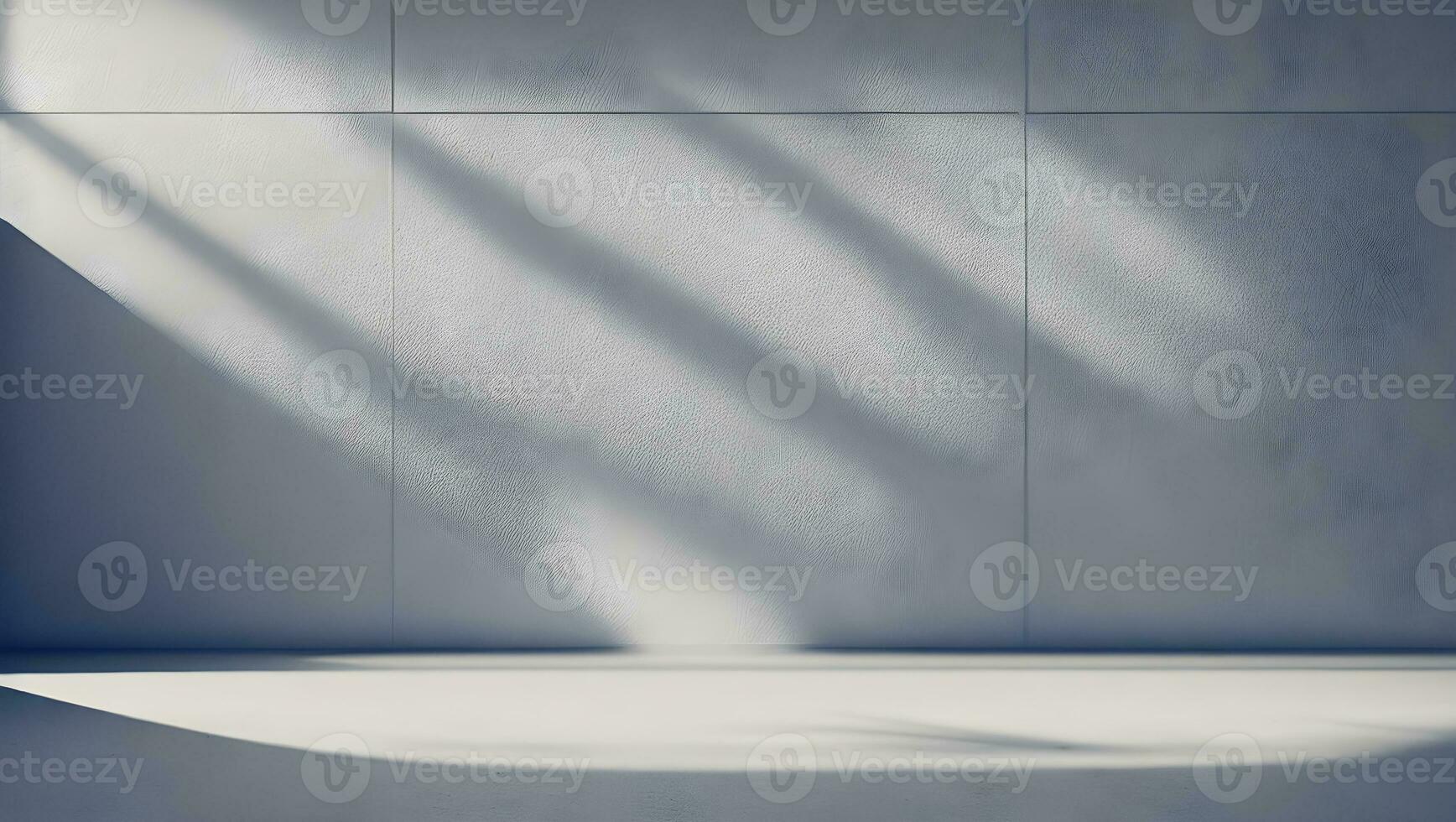 Abstract white studio background for product presentation empty room photo