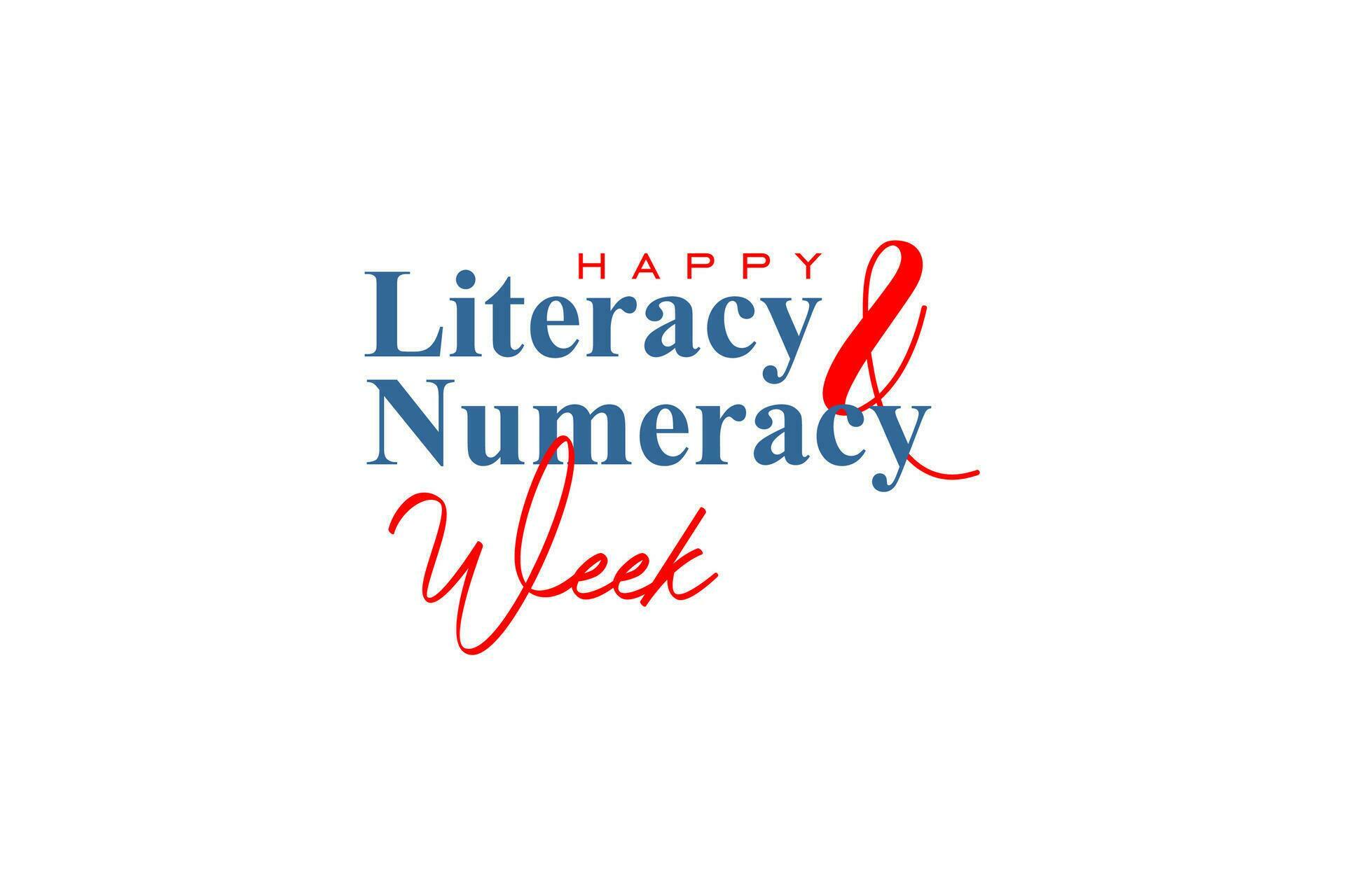 literacy and numeracy week 26542806 Vector Art at Vecteezy