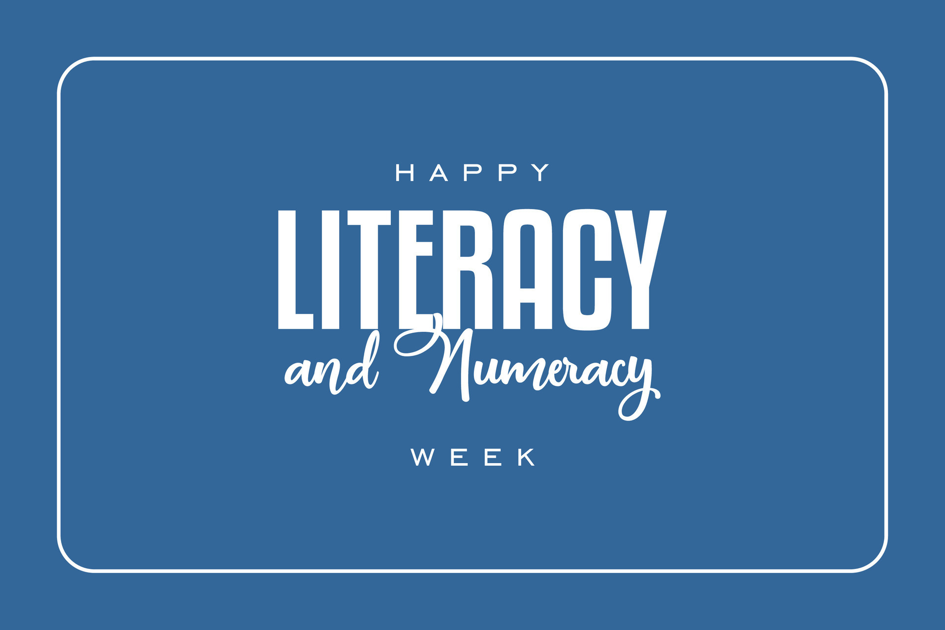 literacy and numeracy week 26542831 Vector Art at Vecteezy