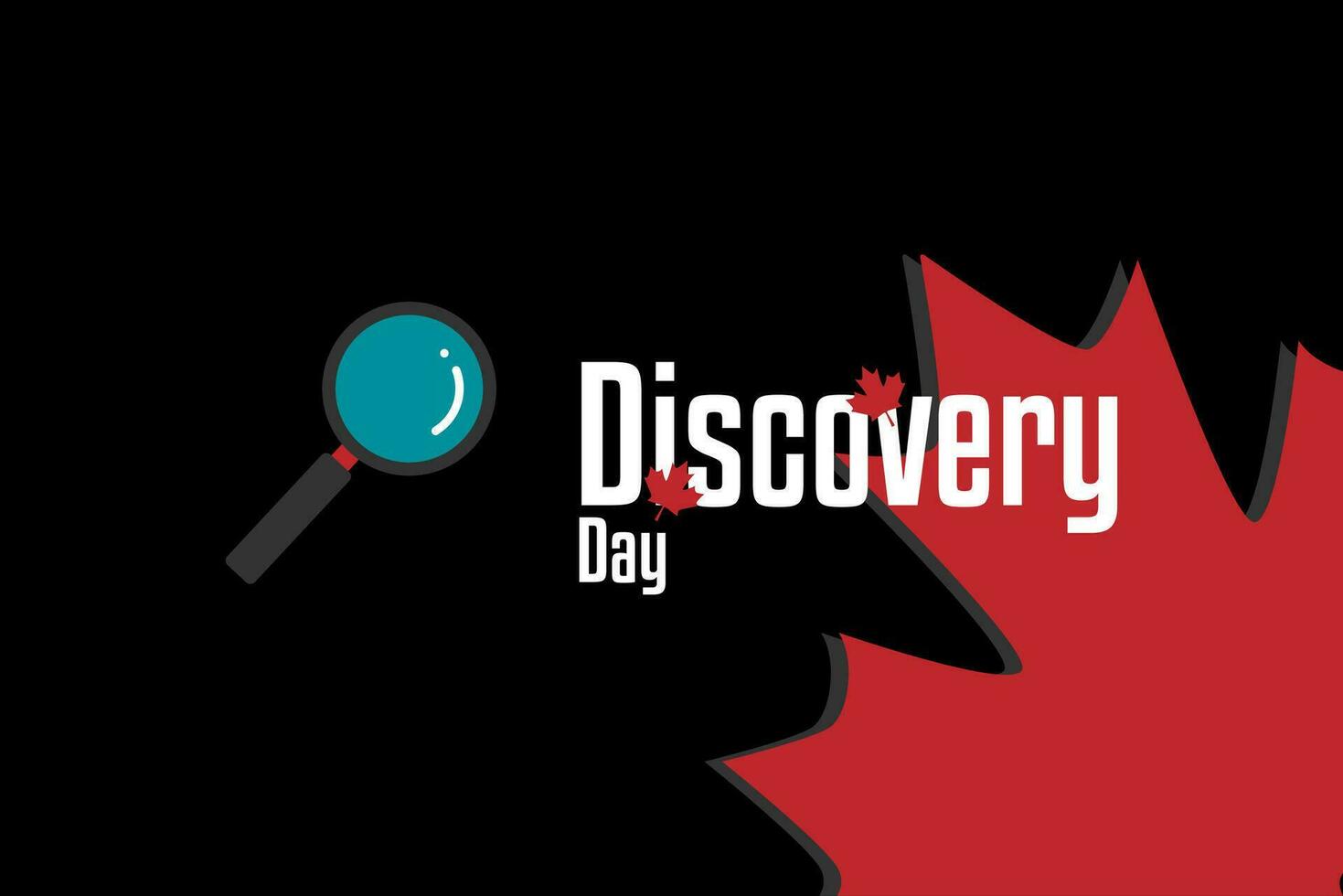 Discovery Day in Canada vector