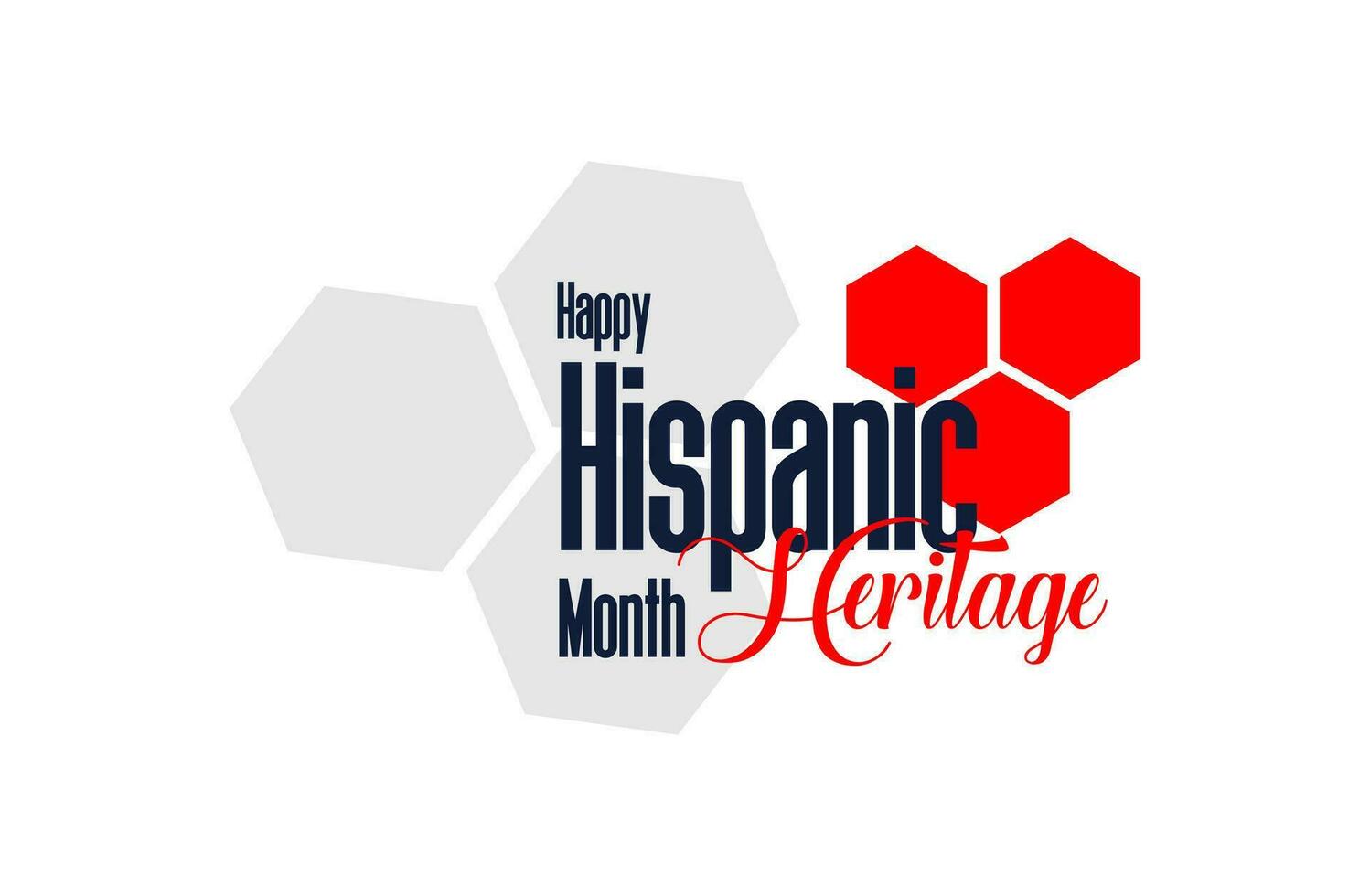 hispanic heritage month vector