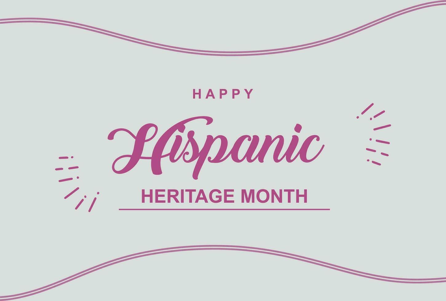 hispanic heritage month vector