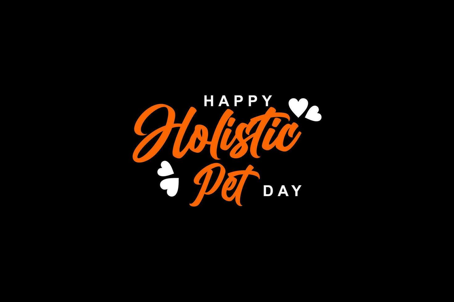 national holistic pet day background template Holiday concept vector