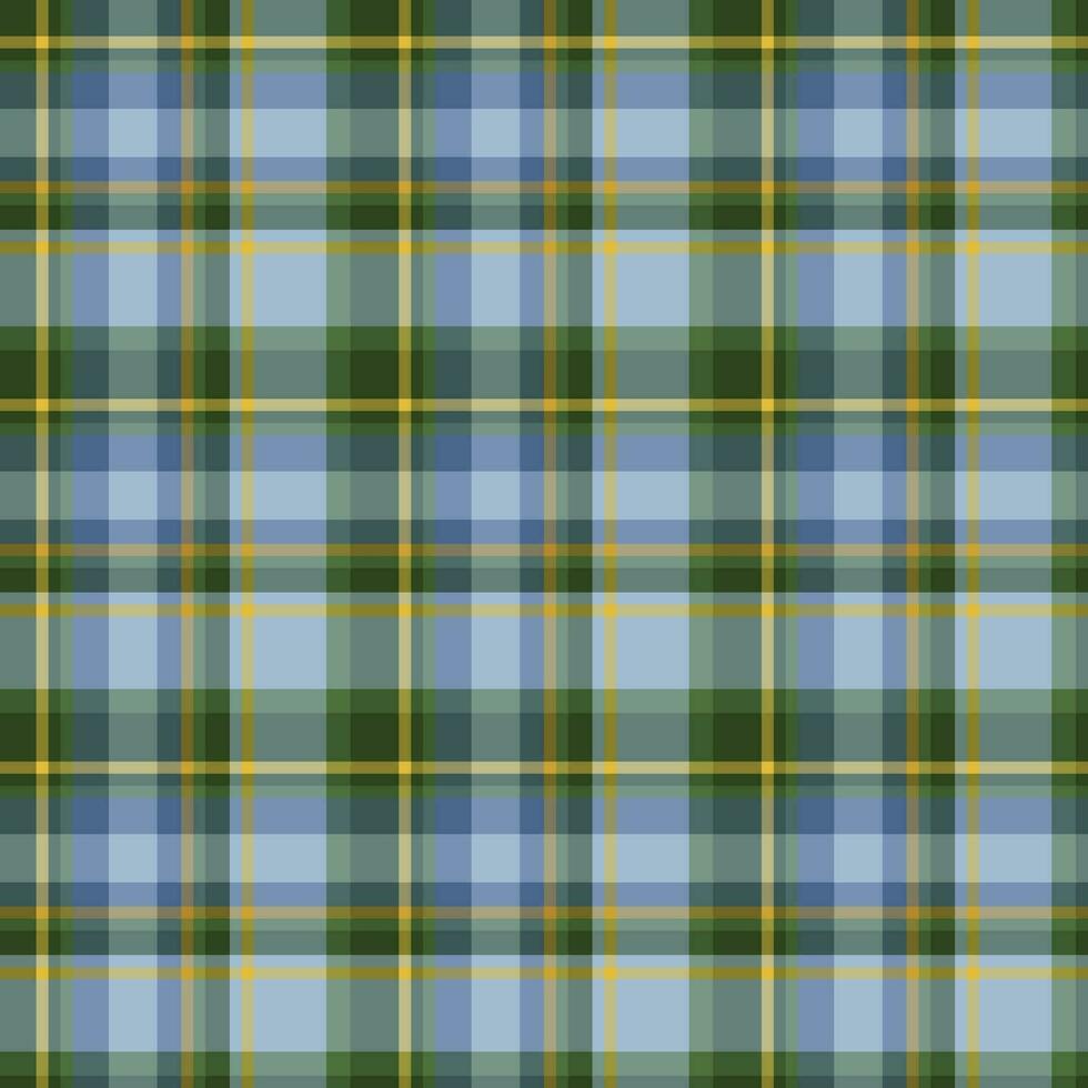 Plaid seamless pattern. Vector background of textile ornament. Flat fabric design.