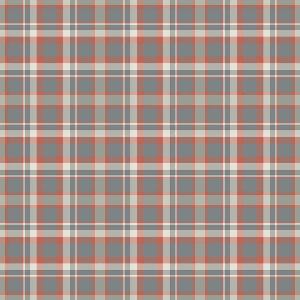 Plaid seamless pattern. Vector background of textile ornament. Flat fabric design.
