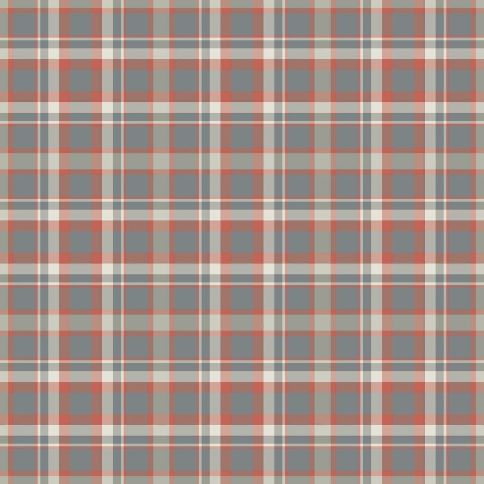 Plaid seamless pattern. Vector background of textile ornament. Flat fabric design.