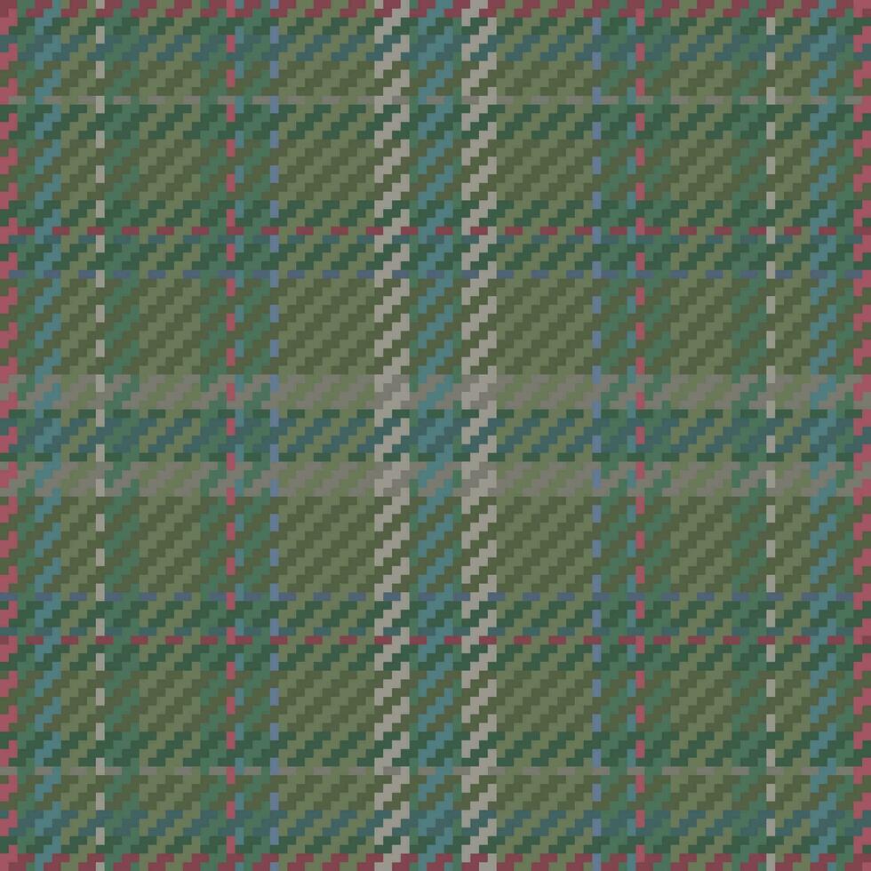 Seamless pattern of scottish tartan plaid. Repeatable background with check fabric texture. Vector backdrop striped textile print.