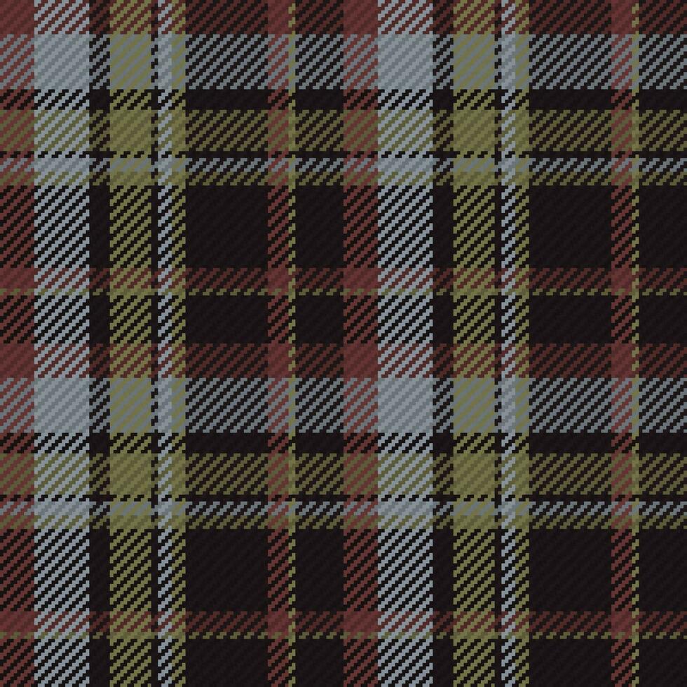 Seamless pattern of scottish tartan plaid. Repeatable background with check fabric texture. Vector backdrop striped textile print.