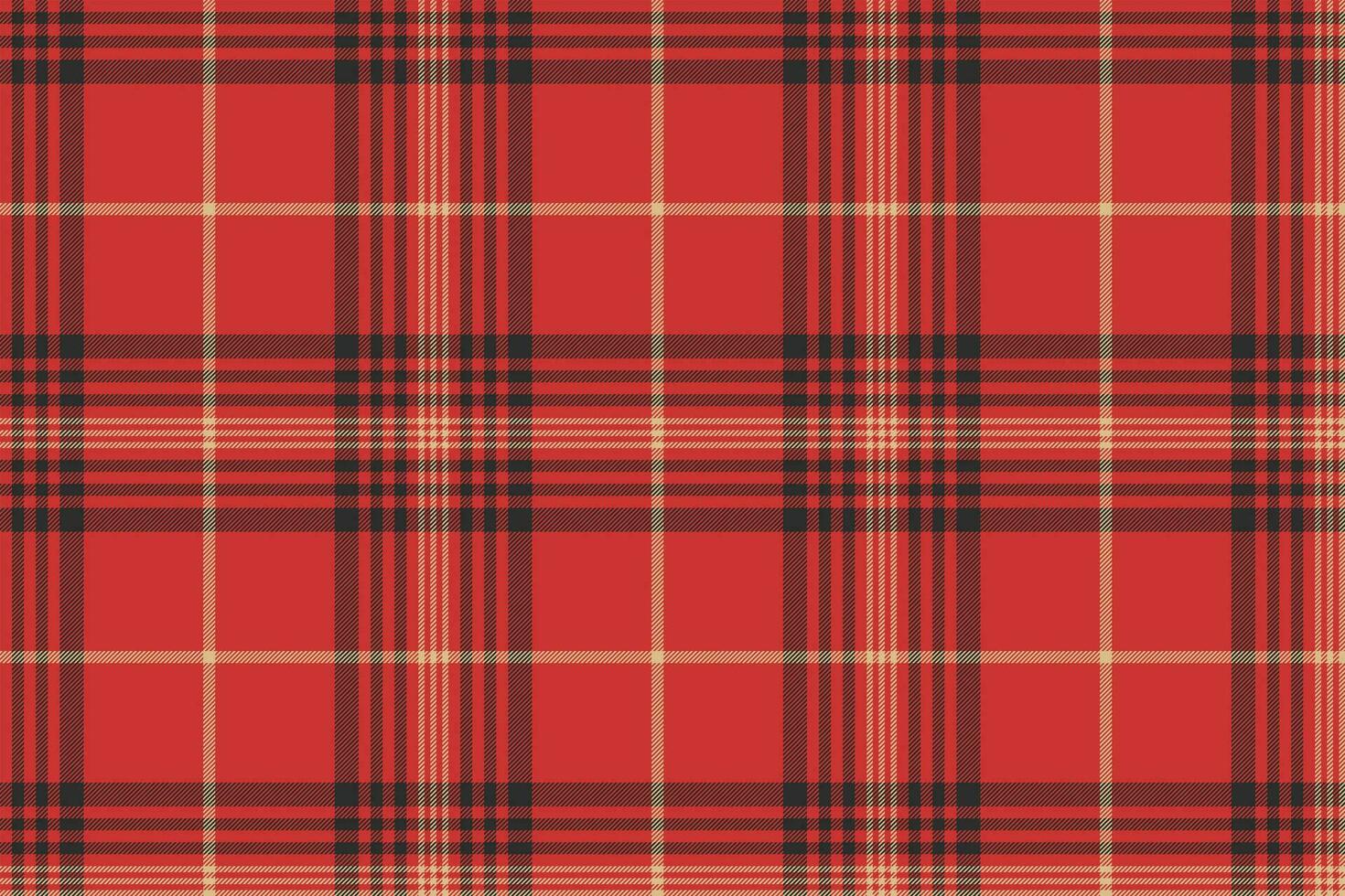 Check red tartan seamless pattern vector