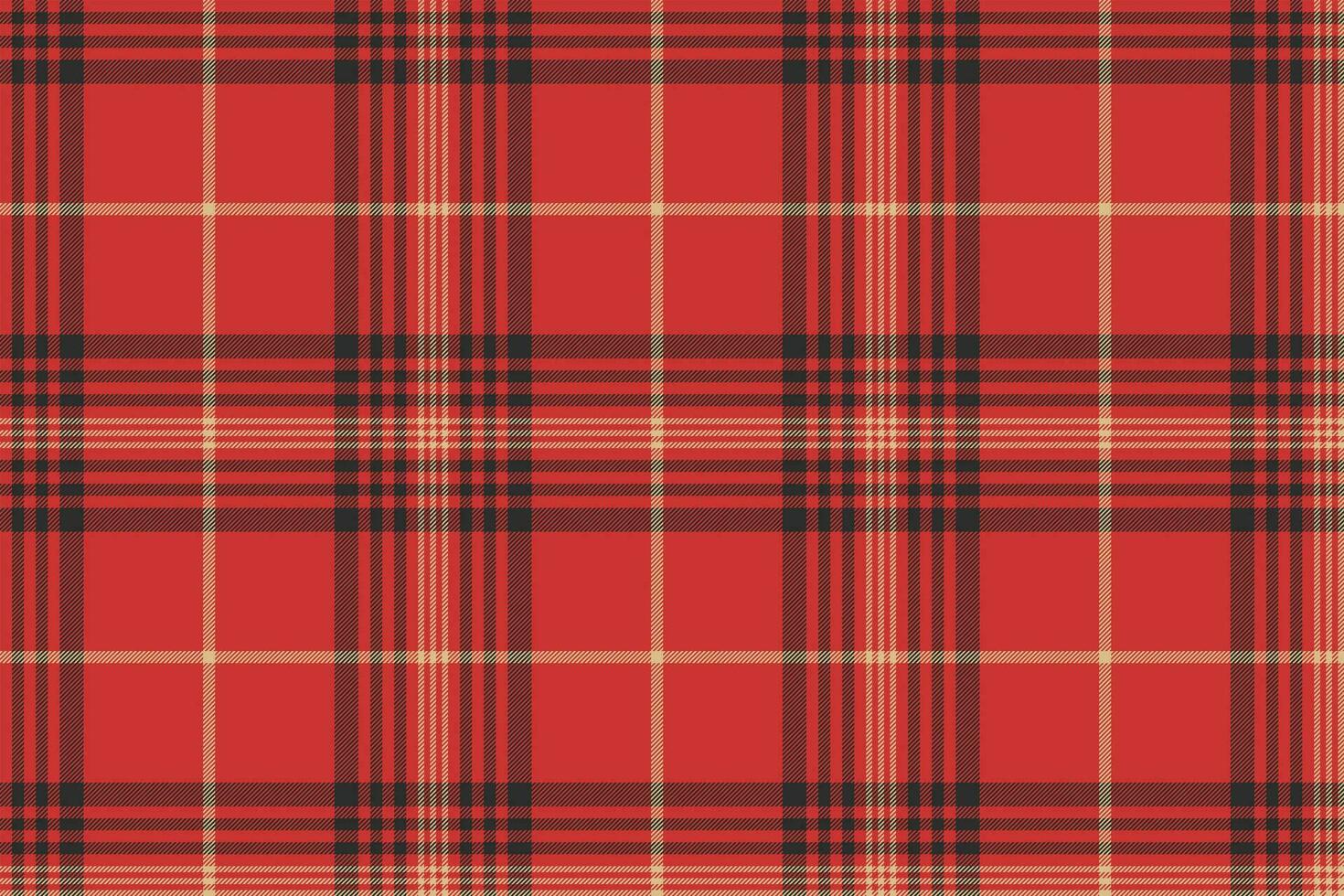 Check red tartan seamless pattern vector