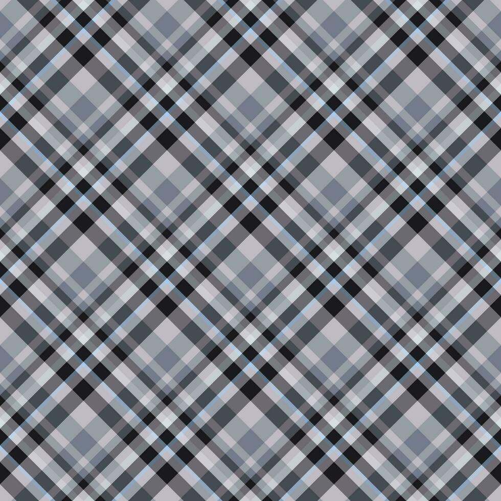 Plaid seamless pattern. Vector background of textile ornament. Flat fabric design.