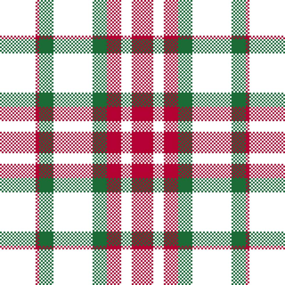 Pixel background vector design. Modern seamless pattern plaid. Square texture fabric. Tartan scottish textile. Beauty color madras ornament.