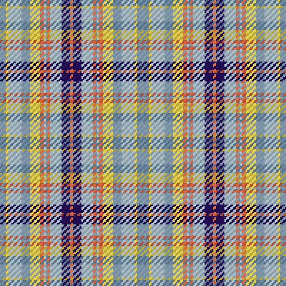 Seamless pattern of scottish tartan plaid. Repeatable background with check fabric texture. Vector backdrop striped textile print.