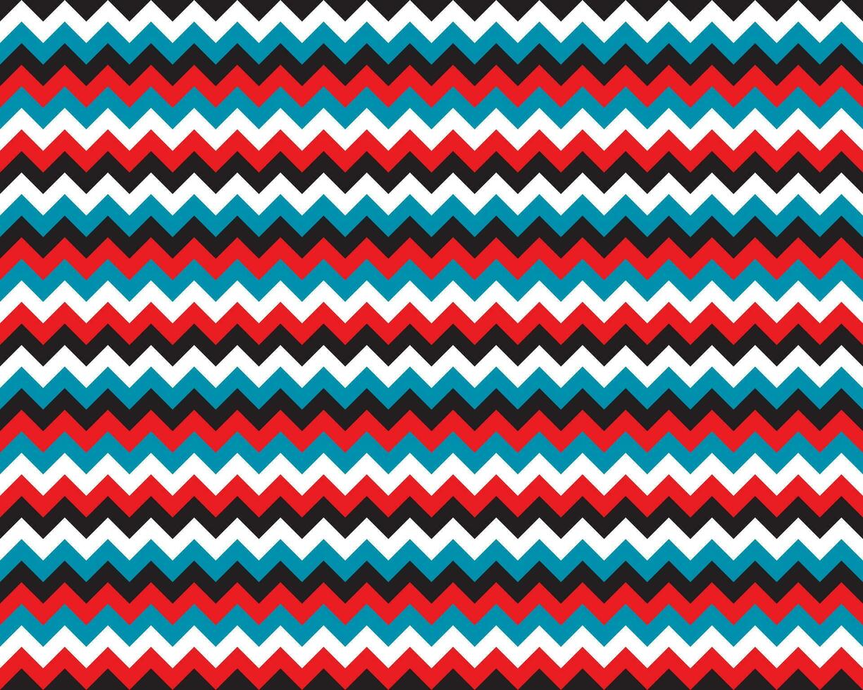 Zigzag pattern seamless. Zig zag background color. Vector abstract design.