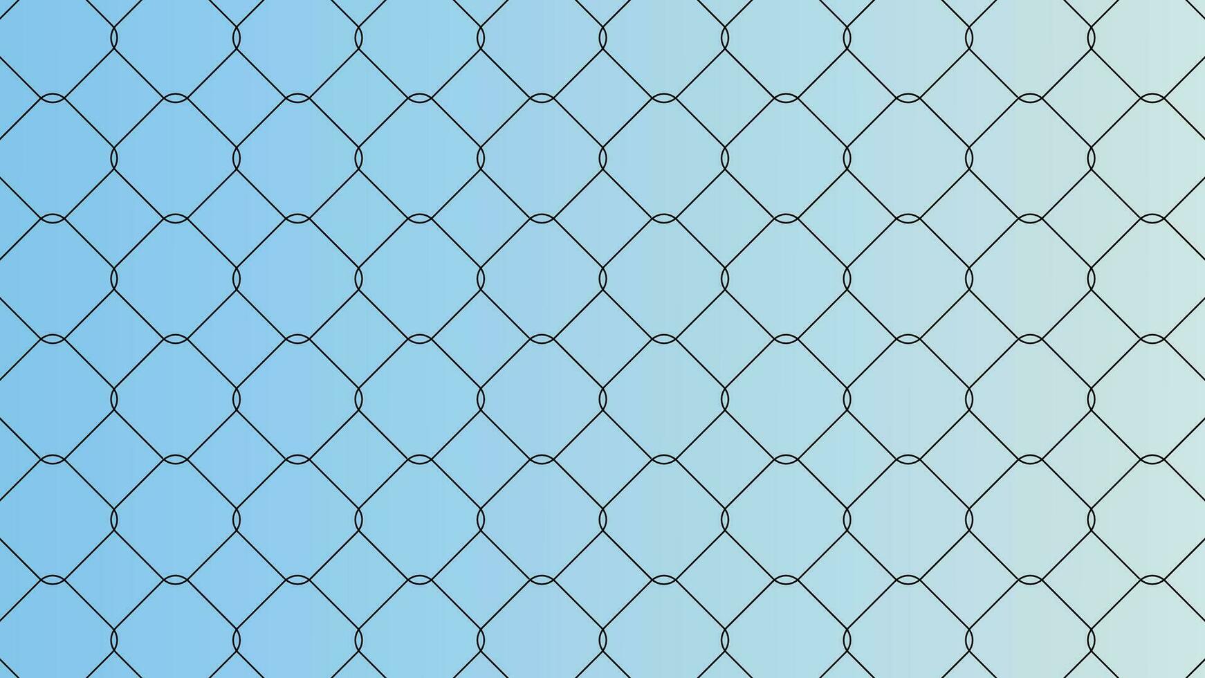 Illustration of a series of wires with a blue and white gradient background. Like a prison fence. Can be used for presentations, wallpapers, wrapping paper designs and decorations vector
