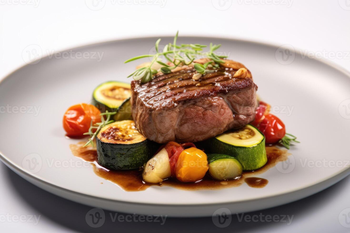 lamb steak Food Photography AI Generated photo