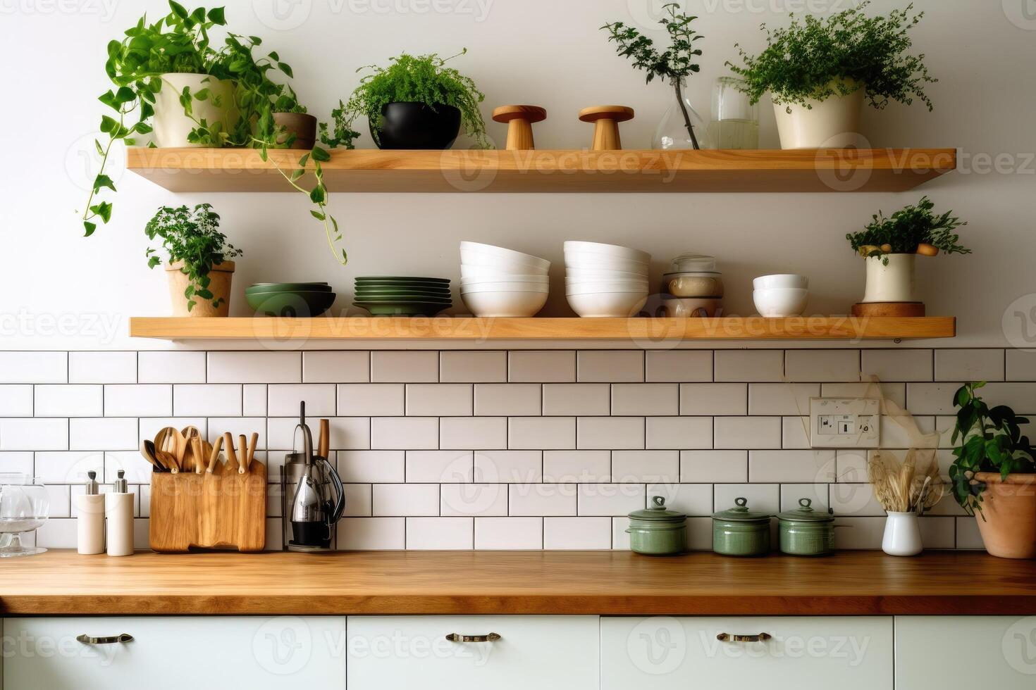 stock photo of inside kitchen AI Generated