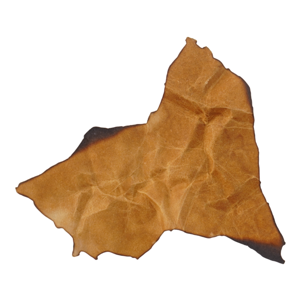 Brown Ripped Burnt Paper png