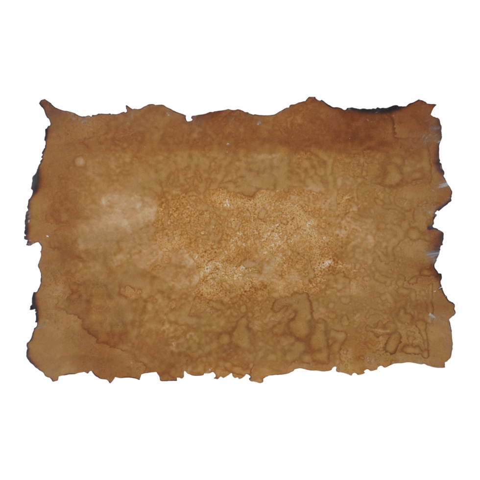 Brown Burnt Paper Cutout png