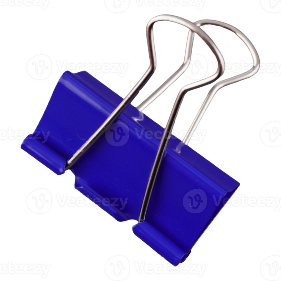 Blue Binder Clip Cutout 26543573 PNG