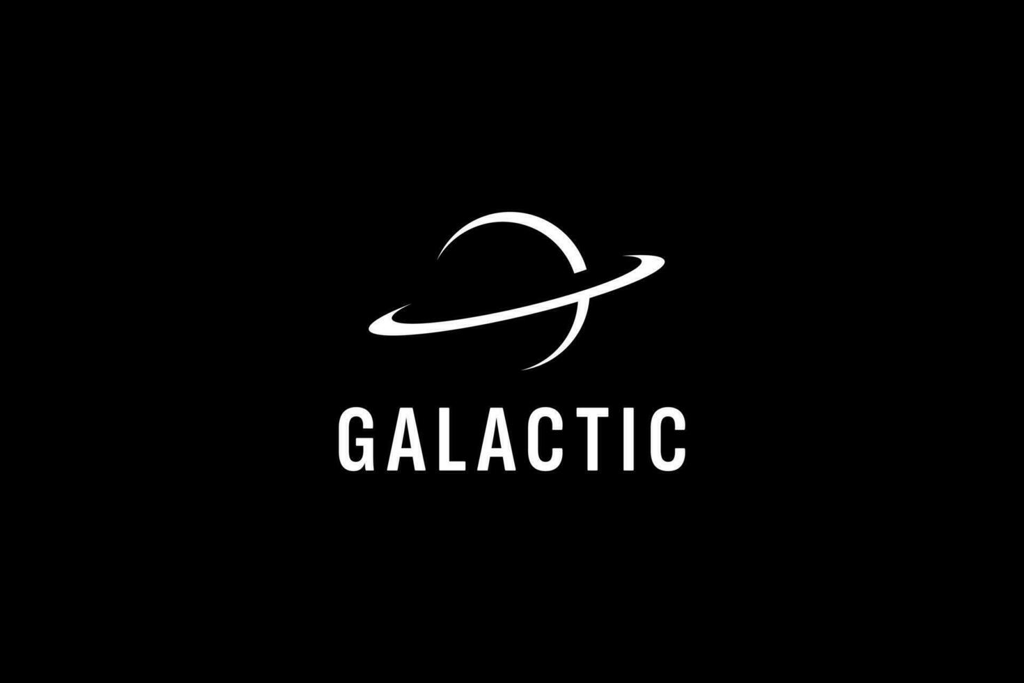 galactic logo vector icon illustration
