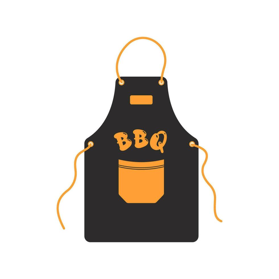 Barbecue or barbeque BBQ party, grill picnic. Barbecue equipment, grill, skewer, sausages, seasonings, chicken and meat, vegetables and sauce Vector illustration.