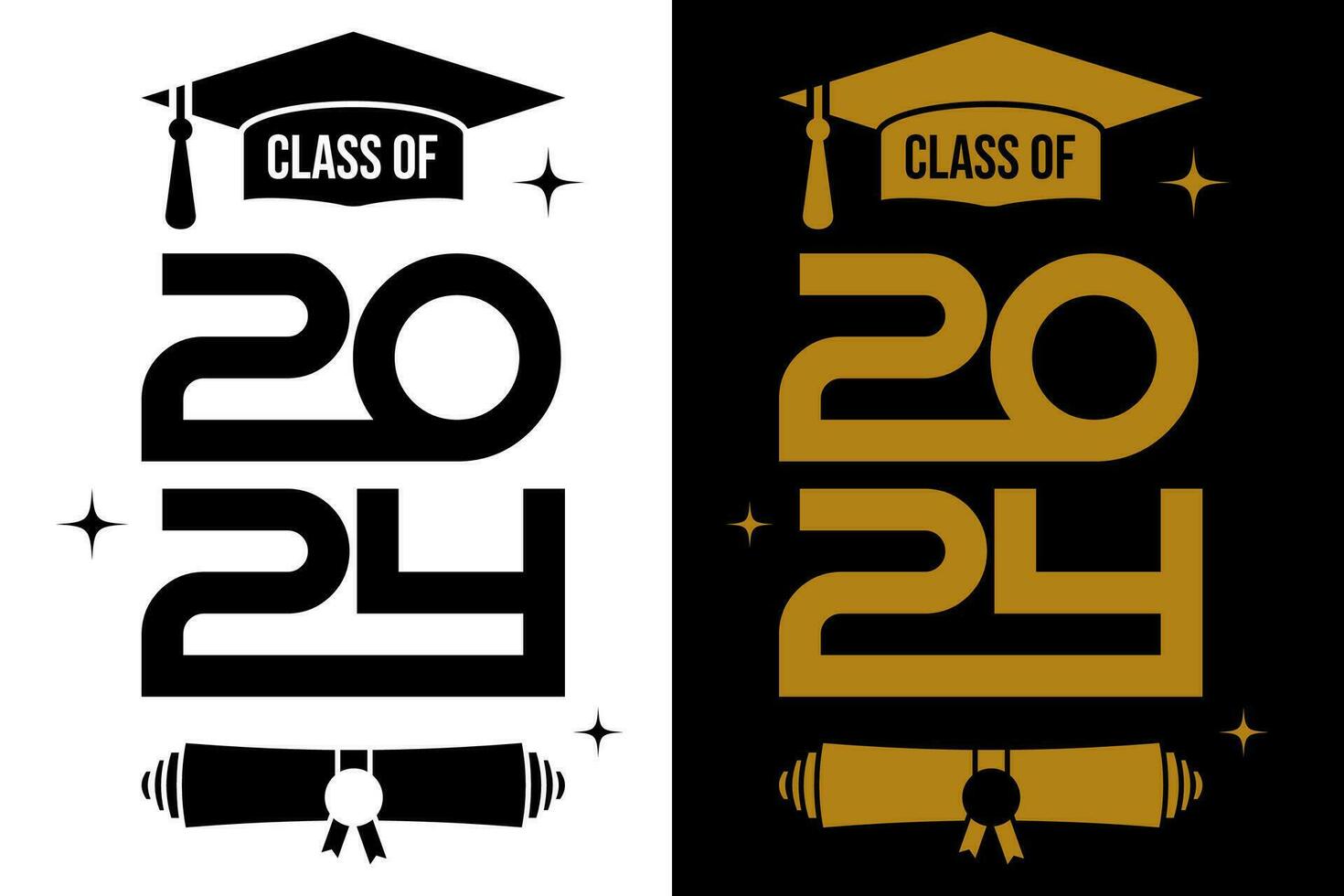 Lettering Class of 2024 for greeting, invitation card. Text for graduation  design, congratulation event, T-shirt, party, high school or college gradua  Stock Vector Image & Art - Alamy