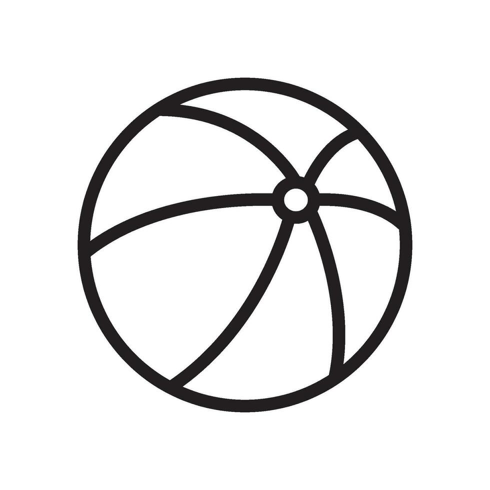 pelota icono vector