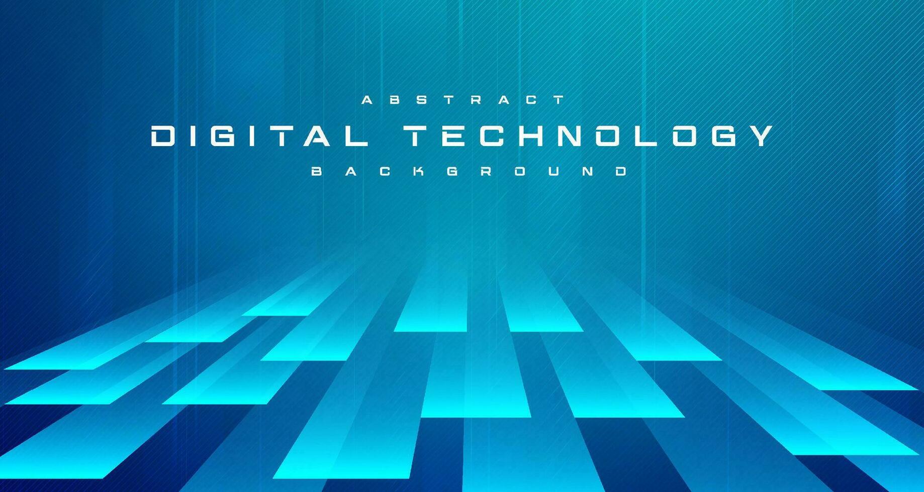 Digital technology banner green blue background concept with technology light effect, abstract tech, innovation future data, internet network, Ai big data, lines dots connection, illustration vector