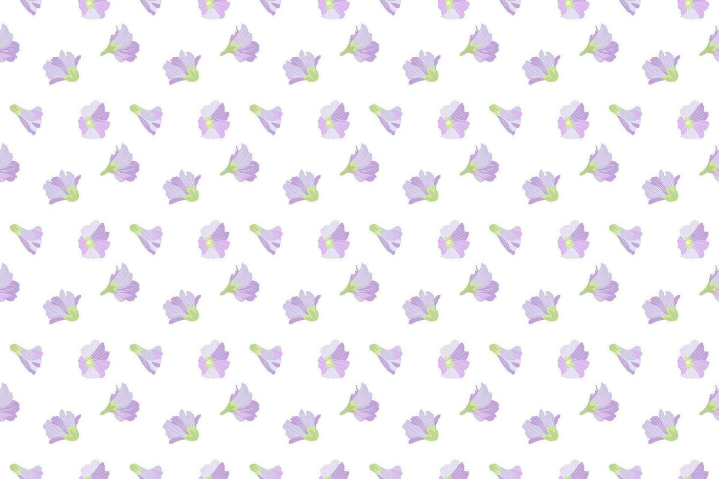 A tiny butterfly pea flower as seamless pattern vector