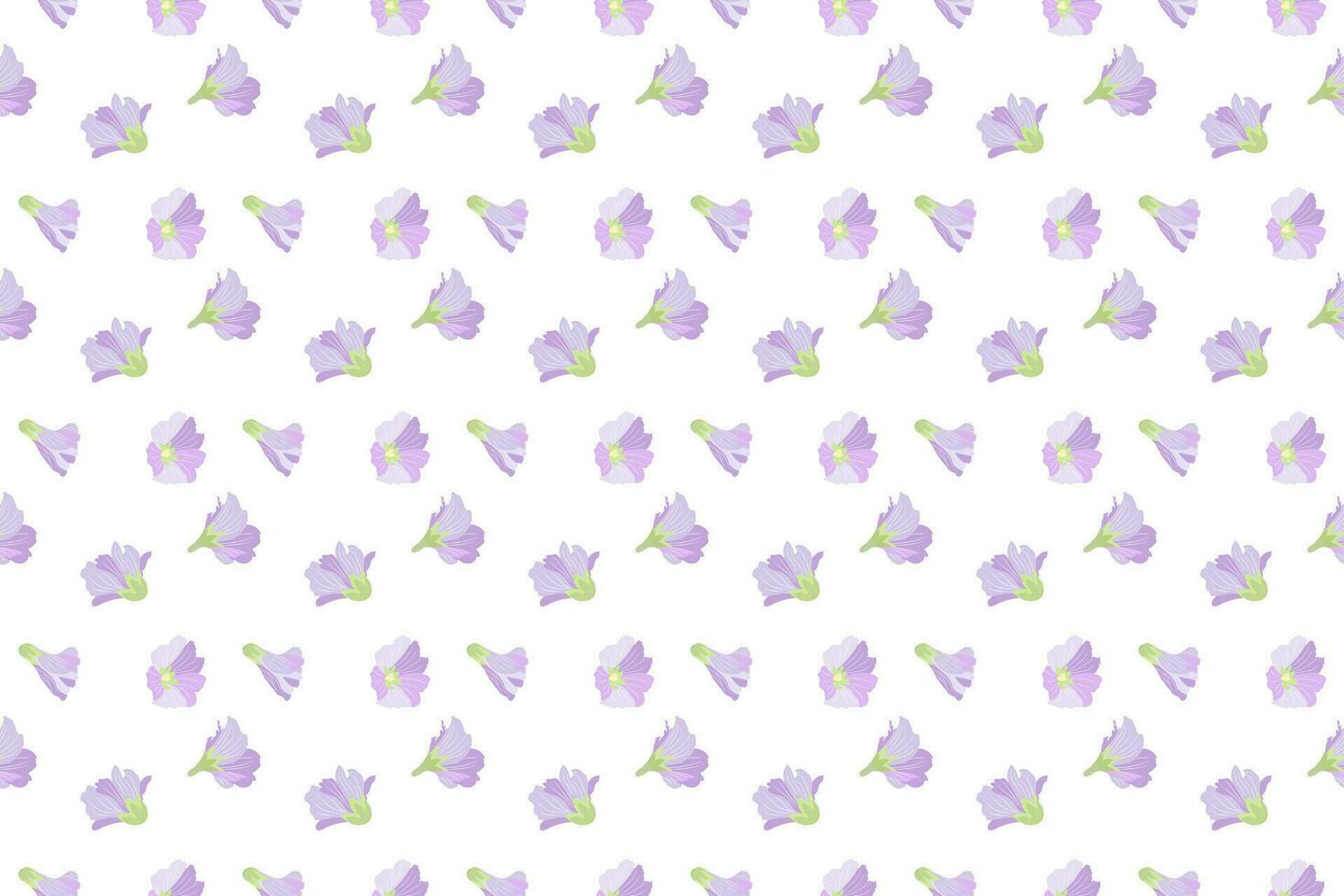 A tiny butterfly pea flower as seamless pattern vector