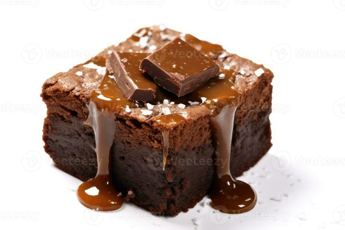 brownies fudgy Food Photography AI Generated photo