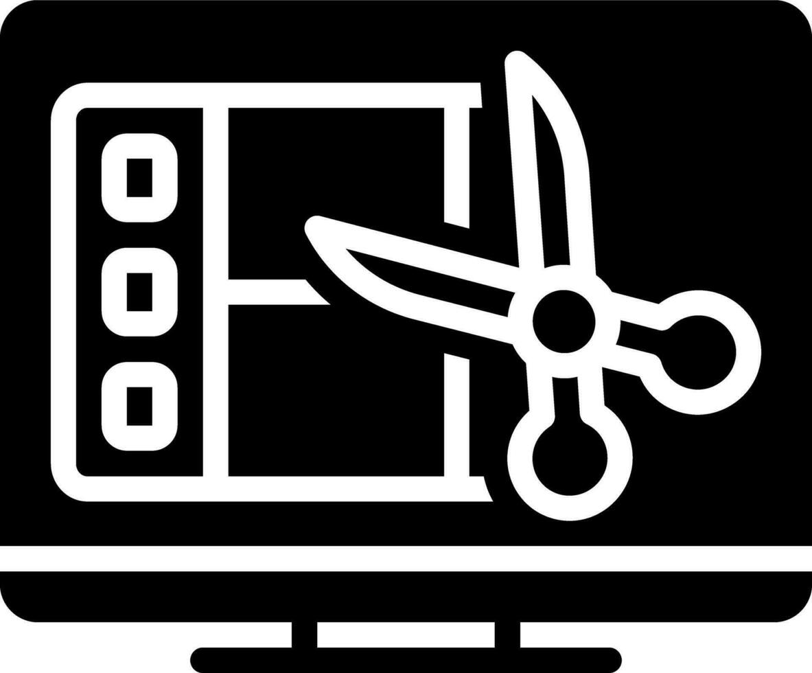 solid icon for edition vector