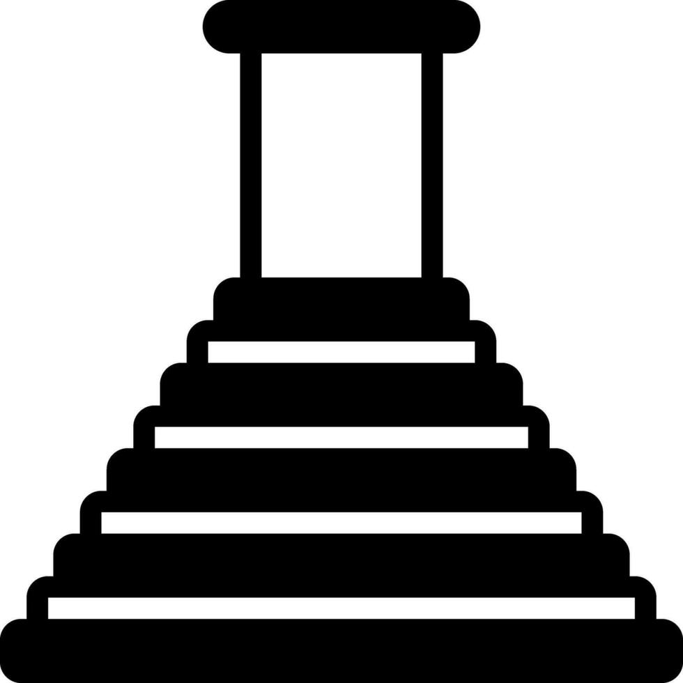 solid icon for passage vector