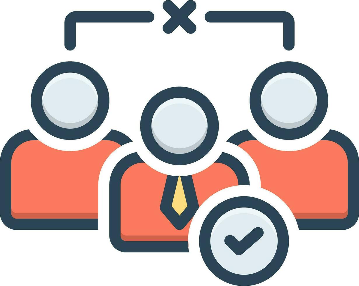 color icon for nomination vector