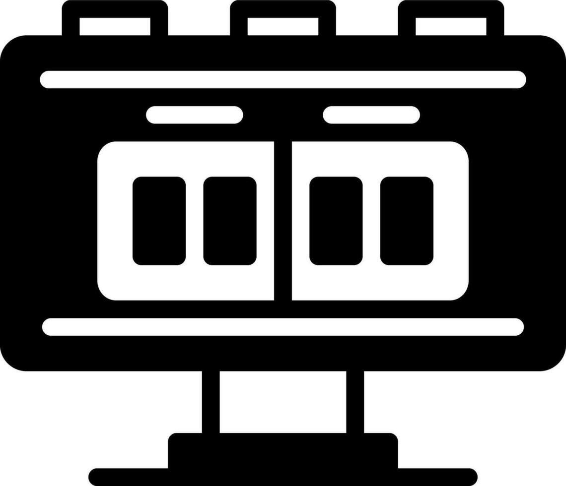 solid icon for score vector