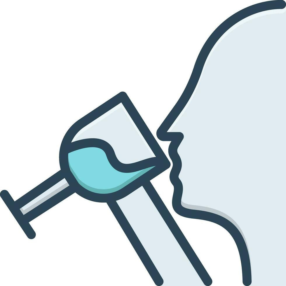 color icon for taste vector