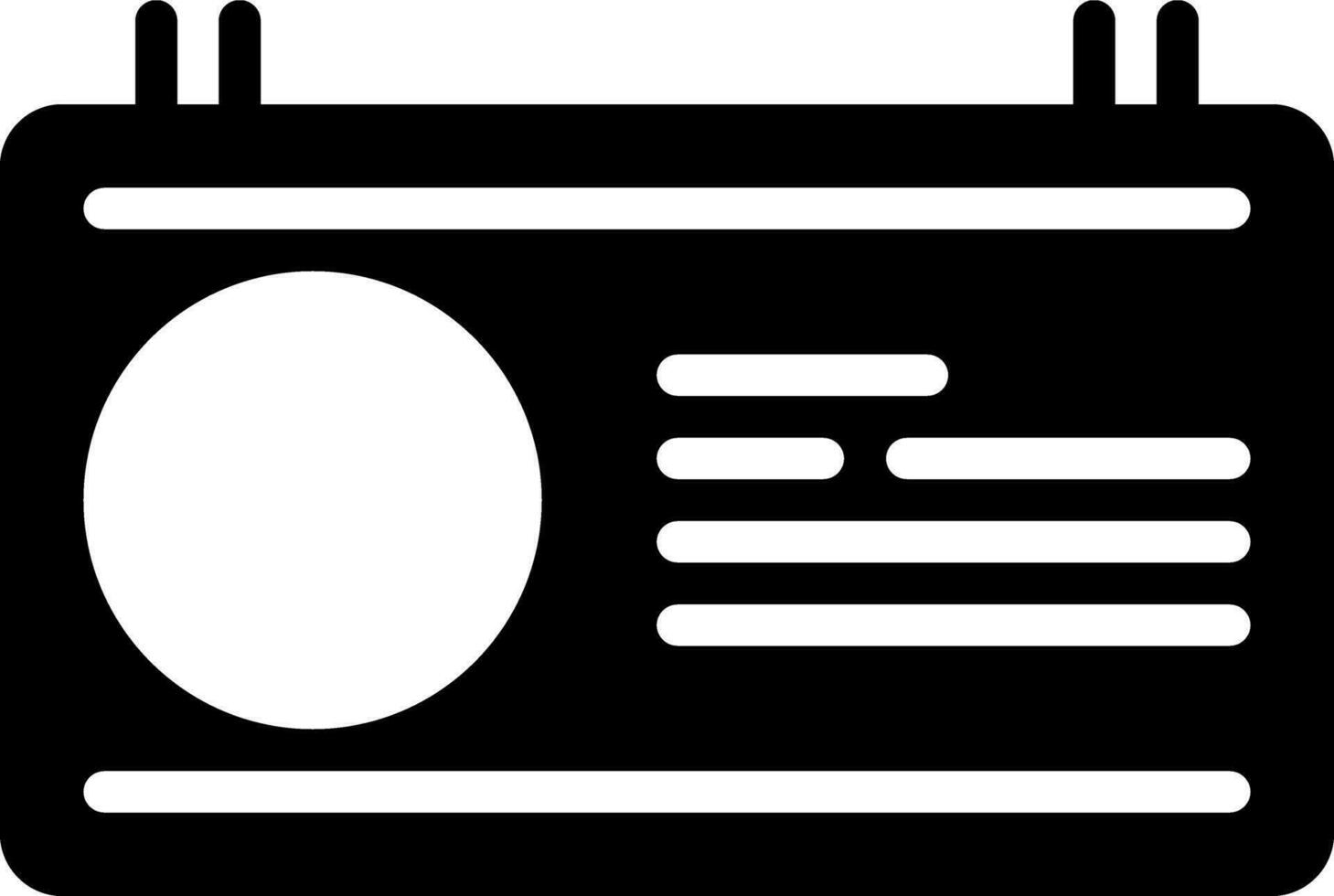 solid icon for according vector