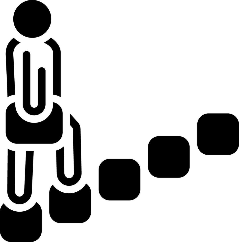 solid icon for career vector