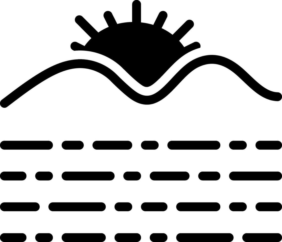 solid icon for day vector