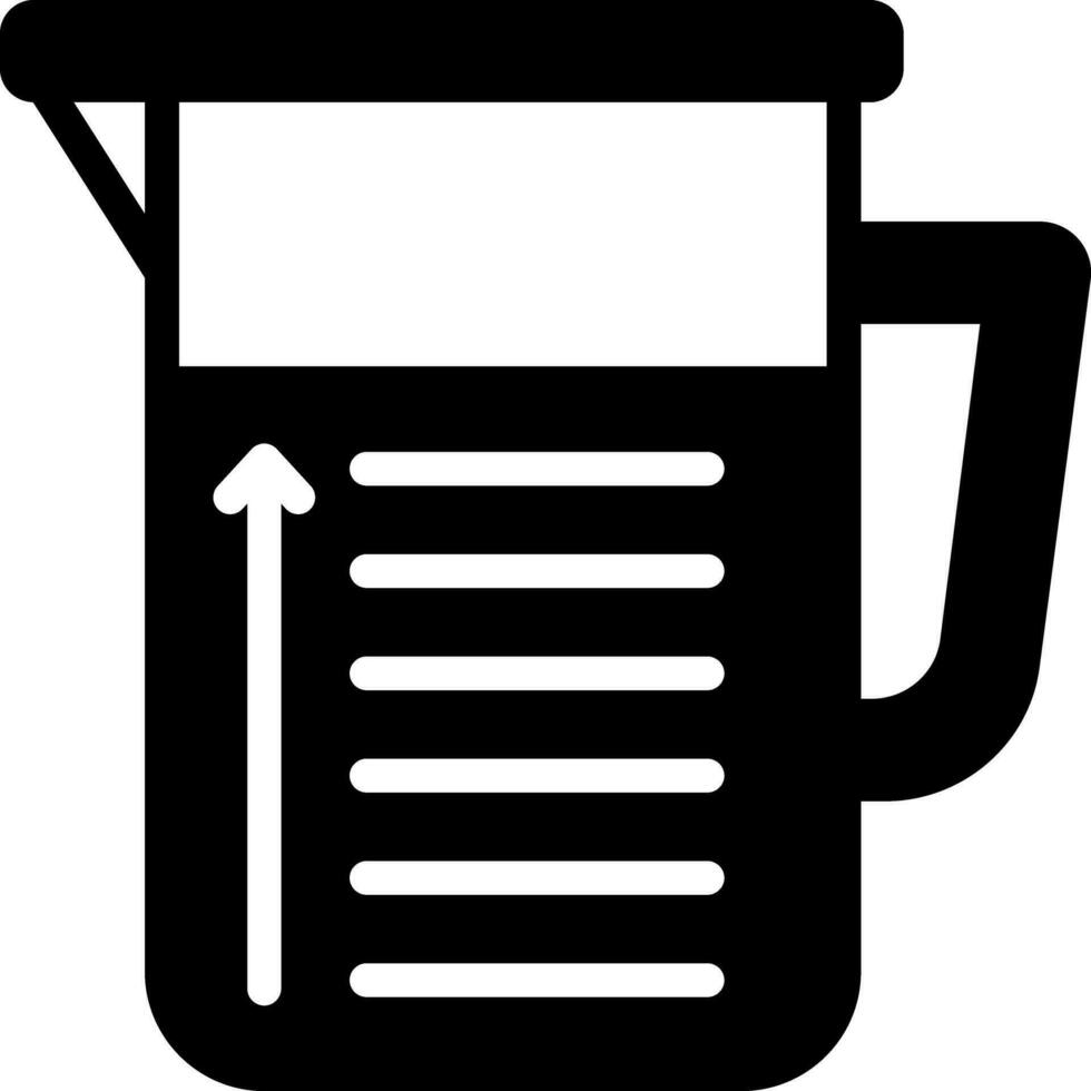 solid icon for capacity vector