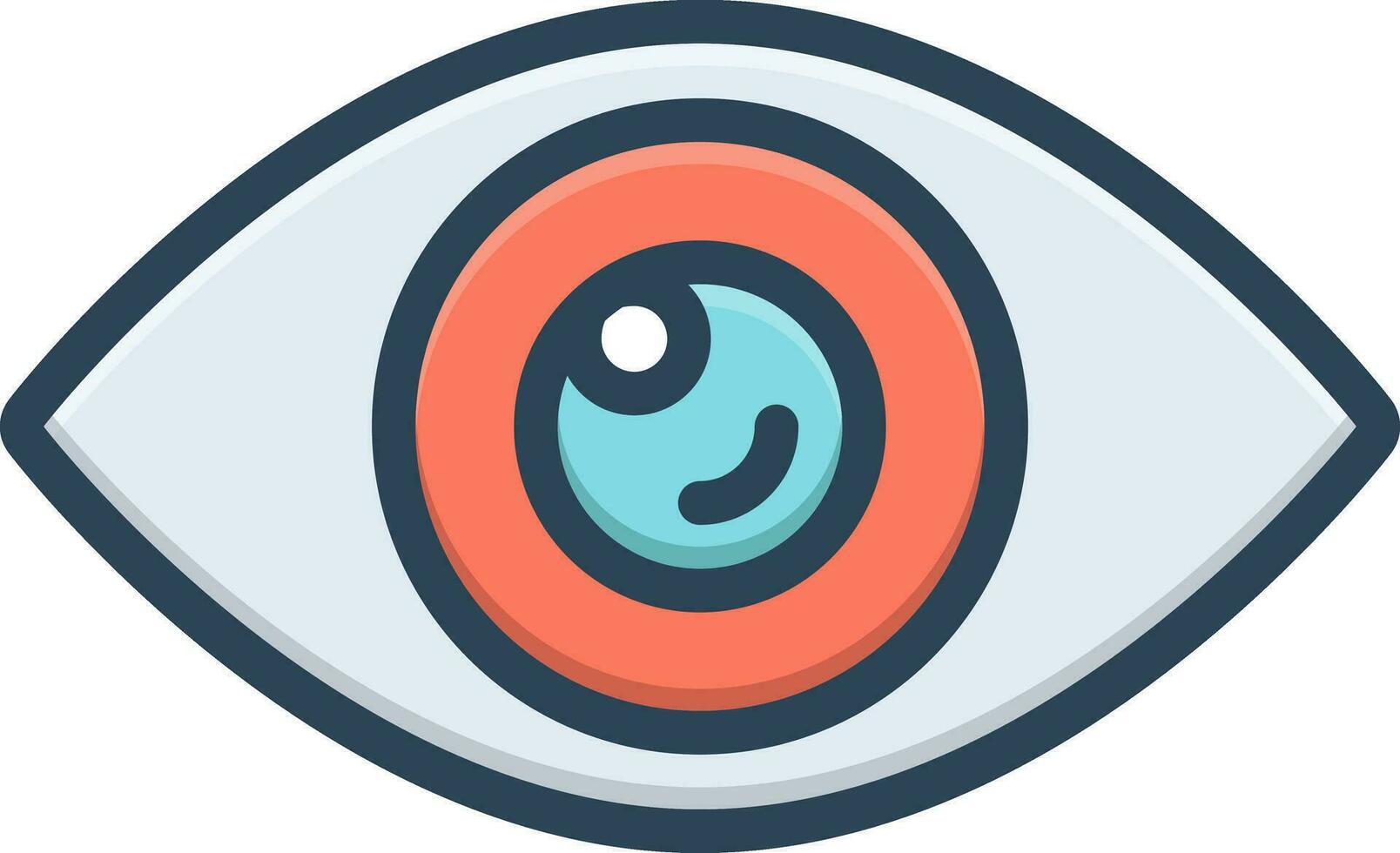 color icon for visible vector
