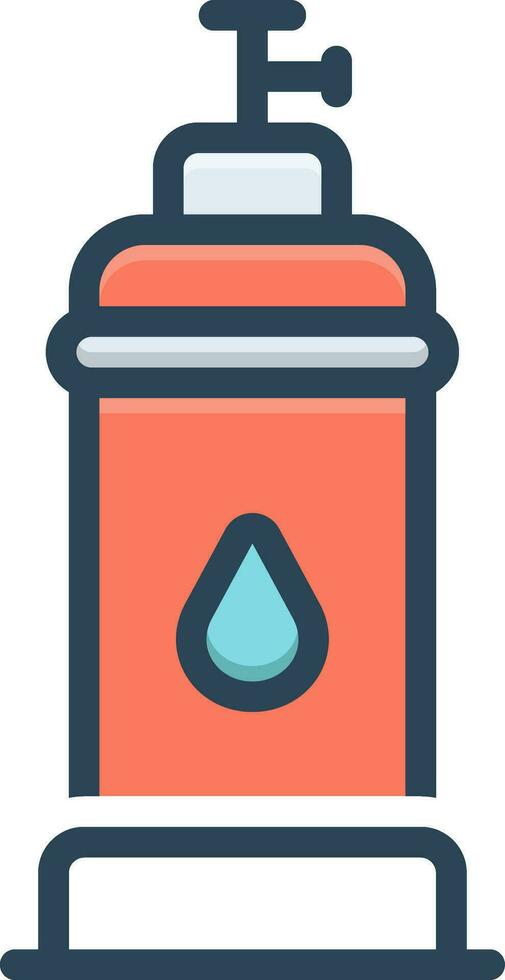 color icon for gas vector