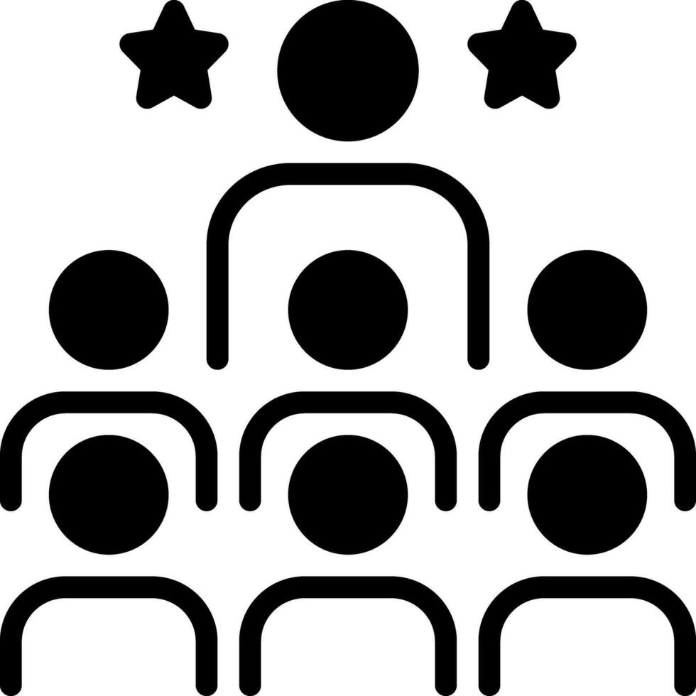 solid icon for leading vector