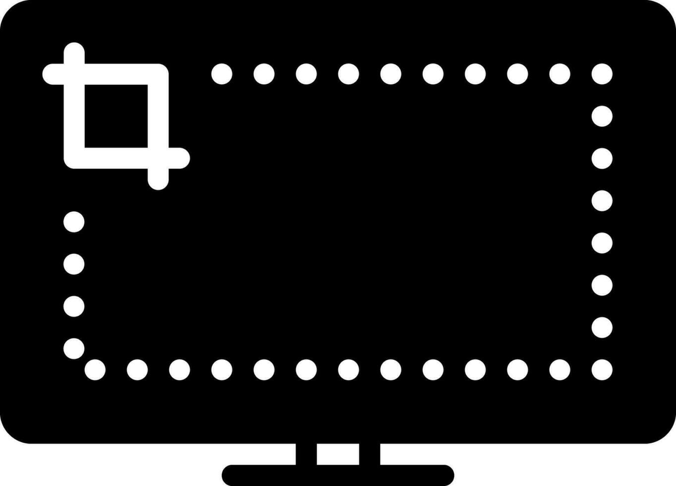 solid icon for capture vector