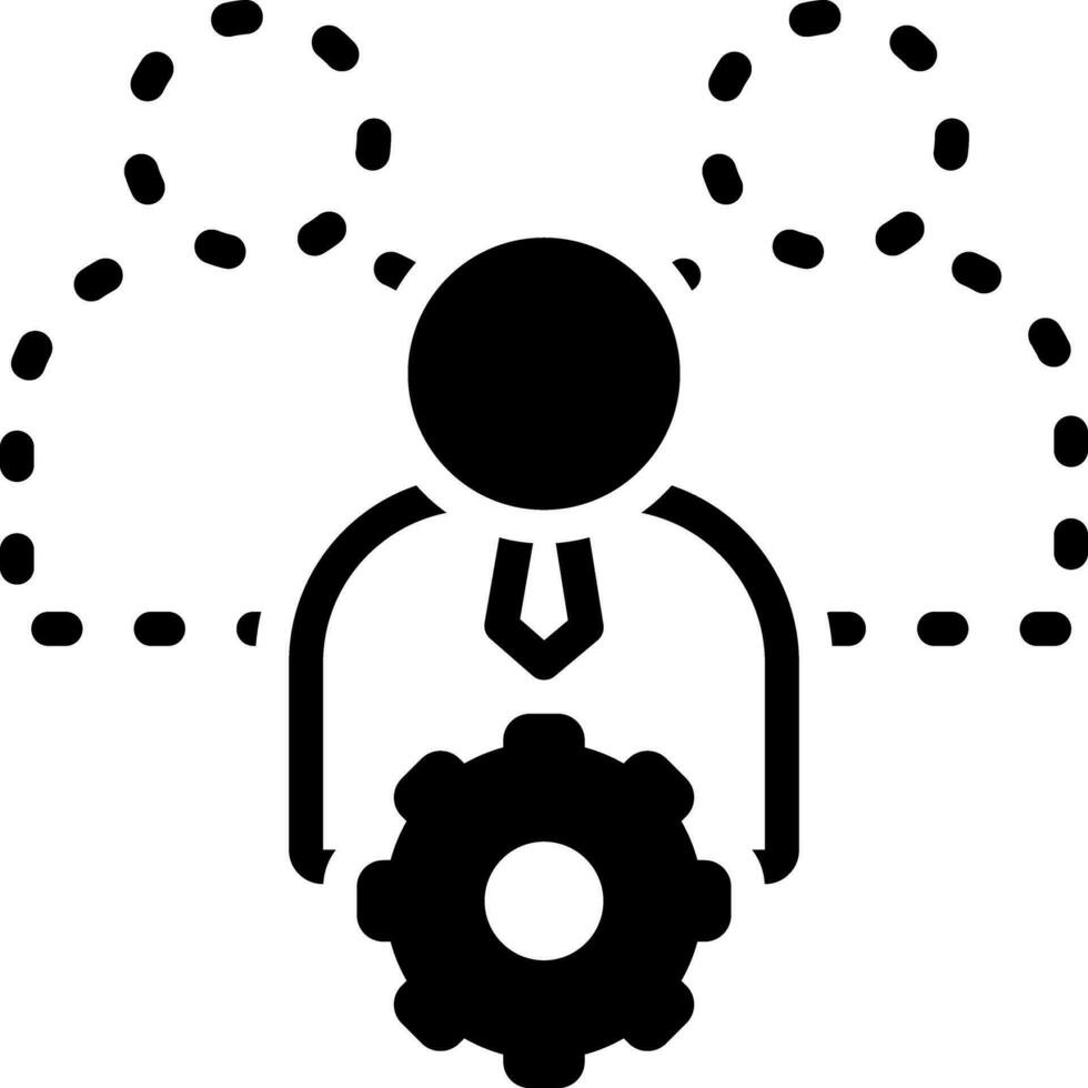 solid icon for capable vector