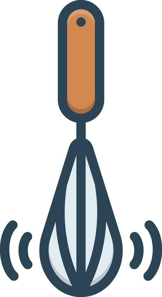 color icon for mixer vector