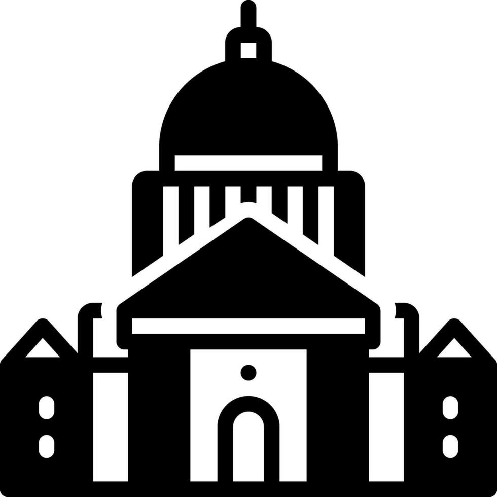 solid icon for federal vector