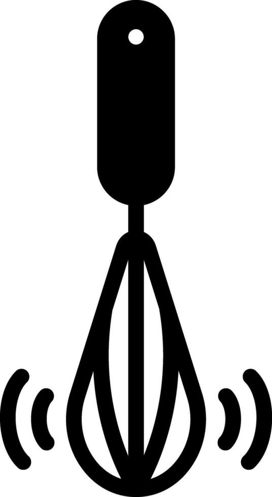 solid icon for mixer vector