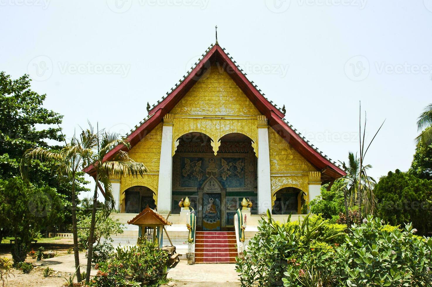 el Iglesia en Laos templo foto